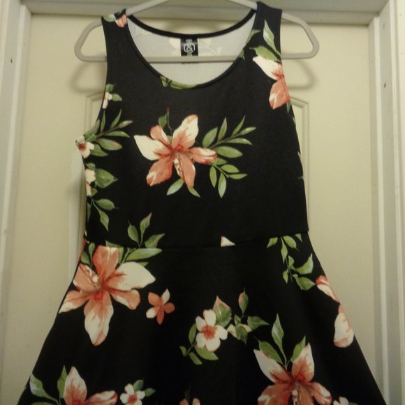 COQUETTE PRETTY GIRL AGNES DORA SLEEVELESS FLORALS MAXI DRESS LG - Picture 4 of 8